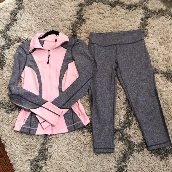 Zella Other - Zella Work-Out Outift Pink and Gray Both Sz. Small